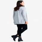 V-Neck Button-Front 100% Cotton Boyfriend Cardigan image number null
