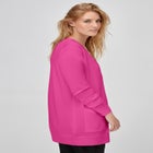 V-Neck Button-Front 100% Cotton Boyfriend Cardigan image number null