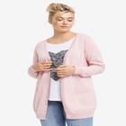 V-Neck Button-Front 100% Cotton Boyfriend Cardigan image number null