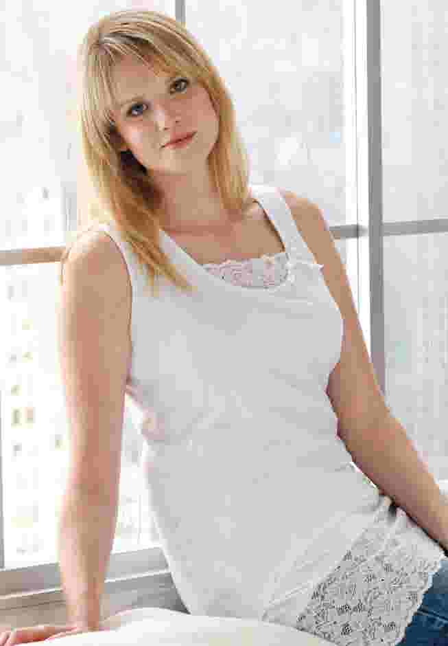 Lace Hem Tunic Tank image number 3