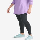 Cotton Spandex Elastic Waist Full Length Leggings image number null