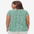 Twisted V-neck Tee image number null