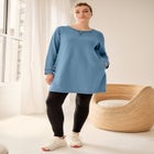 French Terry Tunic Dress image number null