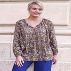 Tie Neck Peasant Tunic image number null