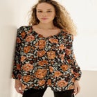 Tie Neck Peasant Tunic image number null