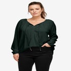 Tie Neck Peasant Tunic image number null