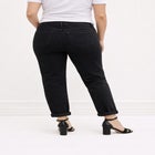 Mid-Rise Stretch 5-Pocket Relaxed Fit Boyfriend Jeans image number null