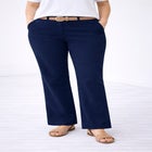Mid-Rise Stretch Chino Bootcut Pants image number 0
