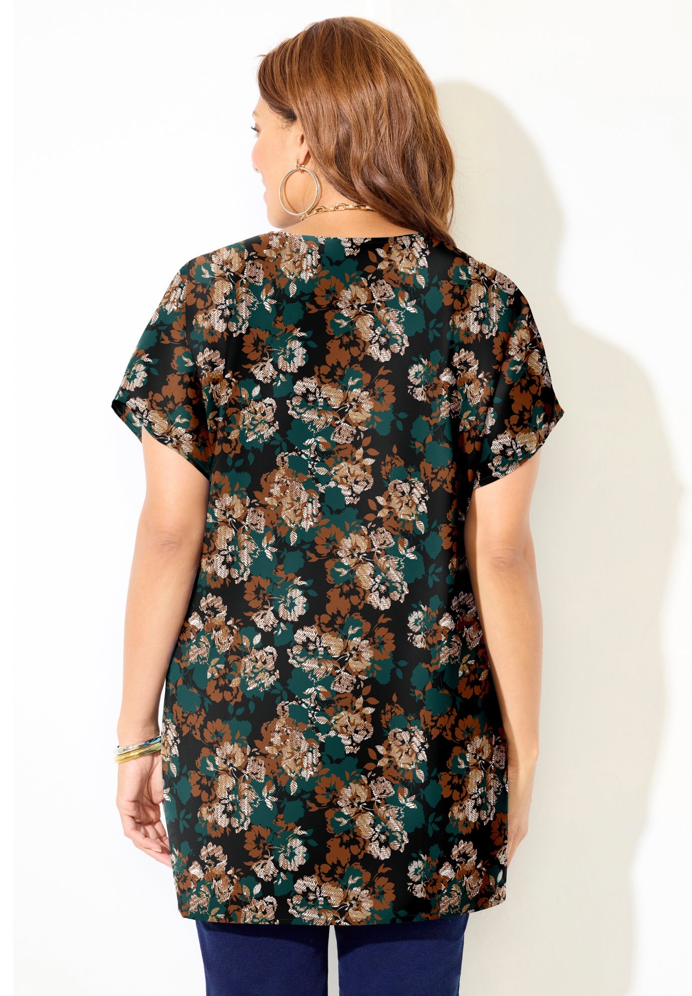 Dolman Sleeve Georgette Top image number 1