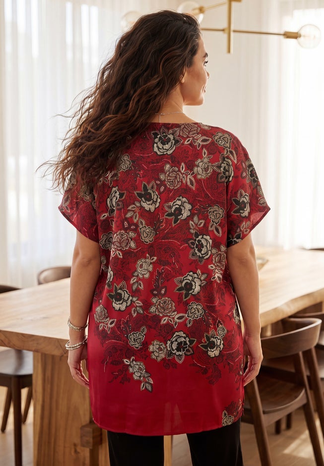 Dolman Sleeve Georgette Top image number 1