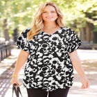 Dolman Sleeve Georgette Top image number null