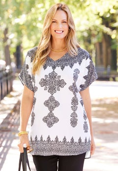 Dolman Sleeve Georgette Top