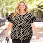 Dolman Sleeve Georgette Top image number null