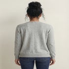 V-Neck Button Front 100% Cotton Everyday Cardigan image number null