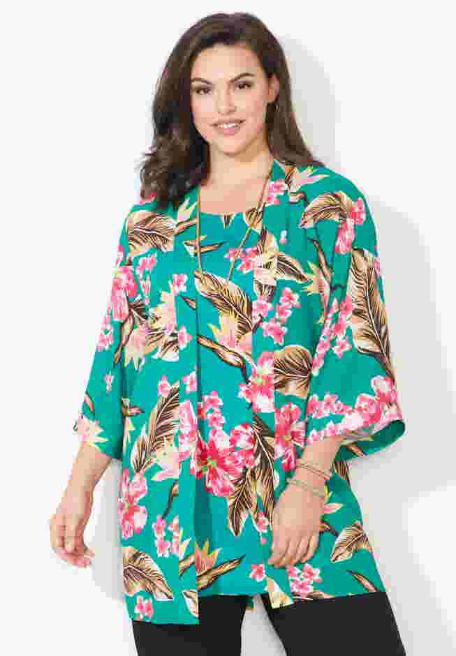 Alfresco Long Kimono image number 0