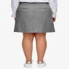 Mid-Rise Stretch Cotton Chino Skort image number null