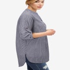 Breezy Cotton Henley Tunic image number null
