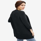 Open Front Waffle Cardigan image number null