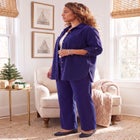 Brushed Rib Cozy Buttonfront Tunic image number 2