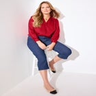 V-Neck Modern Camp Shirt  image number null