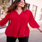 Paloma Pleated Blouse image number null