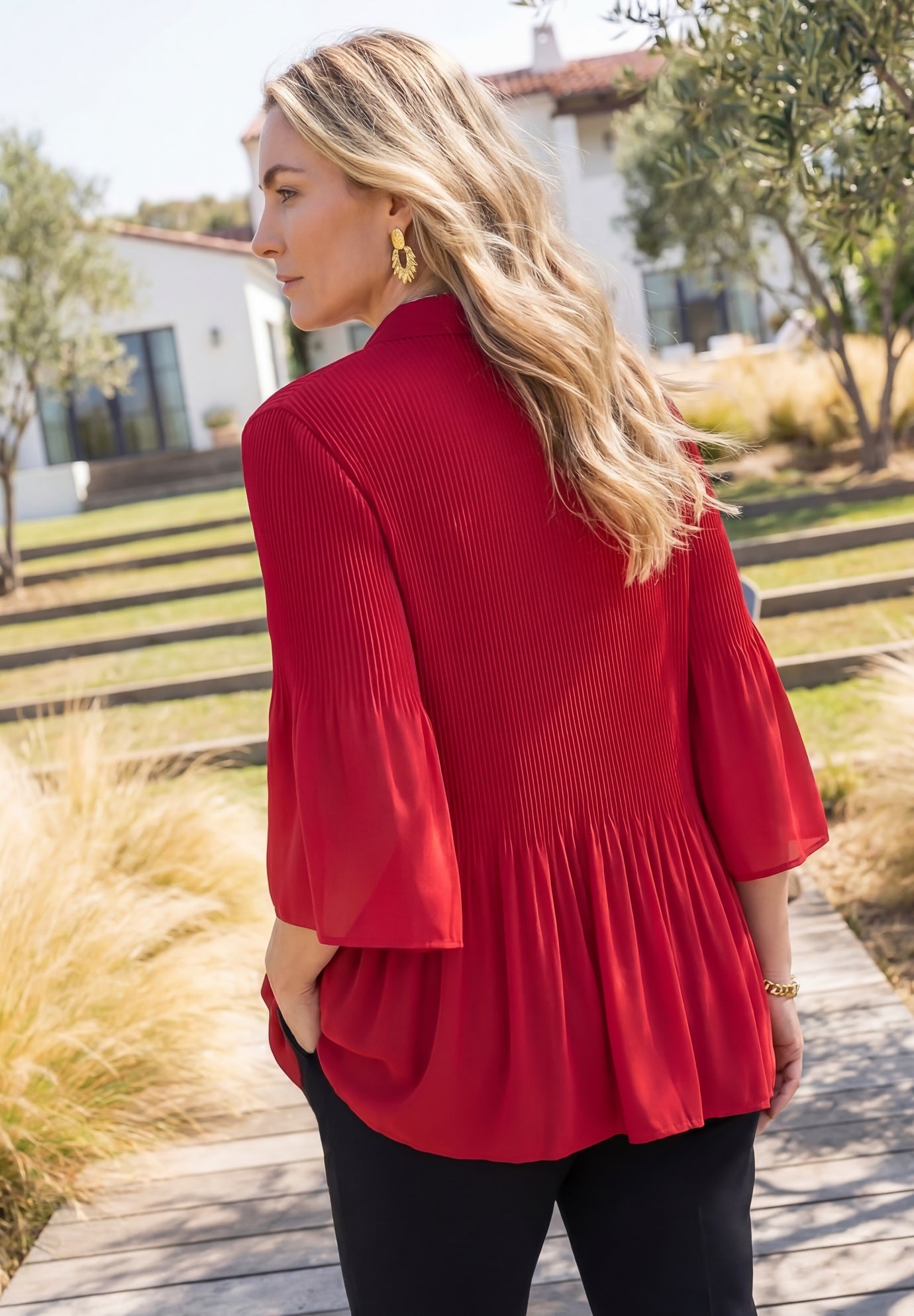 Paloma Pleated Blouse image number 1