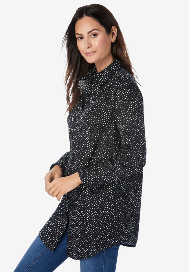 Perfect Long-Sleeve Button Down Shirt image number null