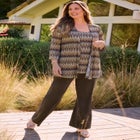 Jacquard Cardigan & Tank One Piece Top image number null