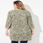 Mandarin Collar Gauze Tunic image number null