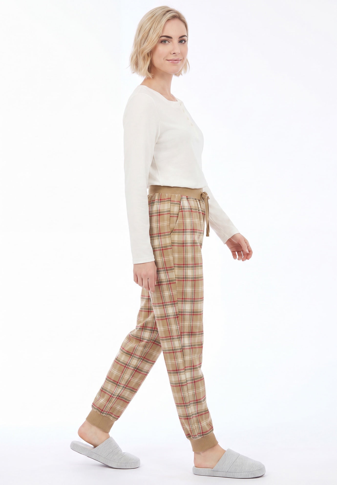 Plaid Flannel Sleep Pants image number 2