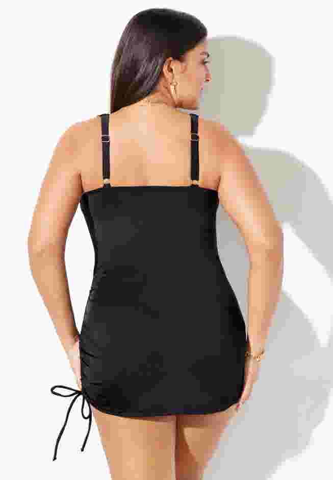 Adjustable Two Piece Swimdress image number 1