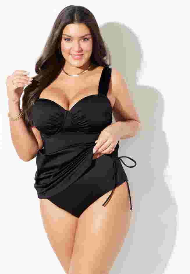 Adjustable Two Piece Swimdress image number 3