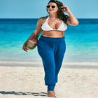 Smocked Jogger image number null