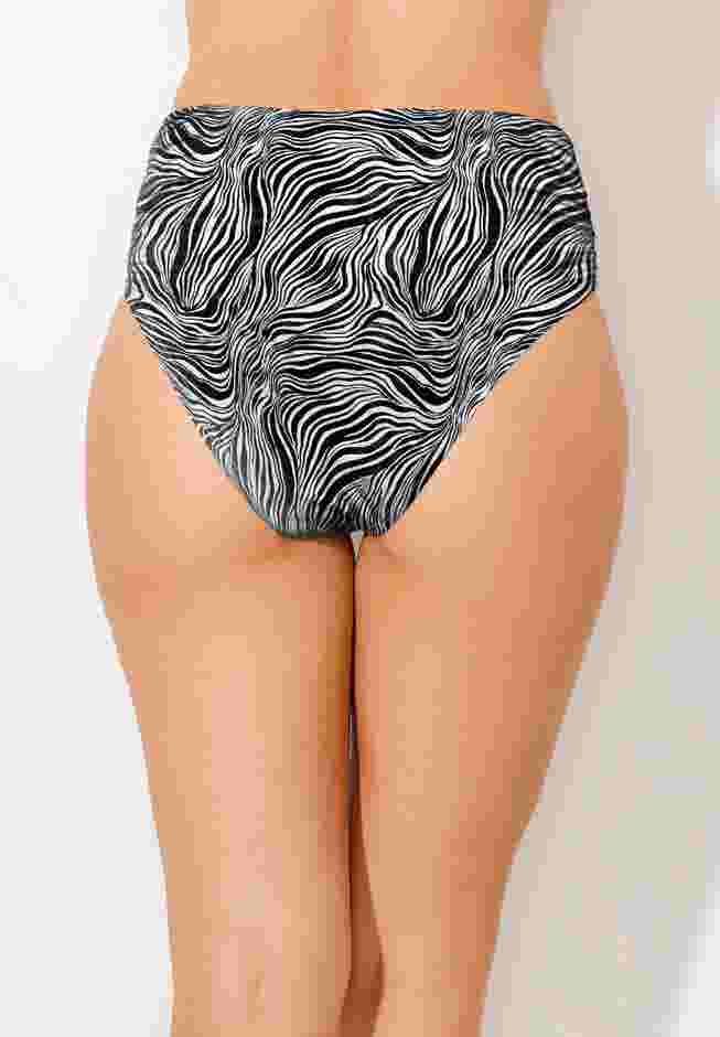 Side Shirred High Waist Swim Brief image number 3