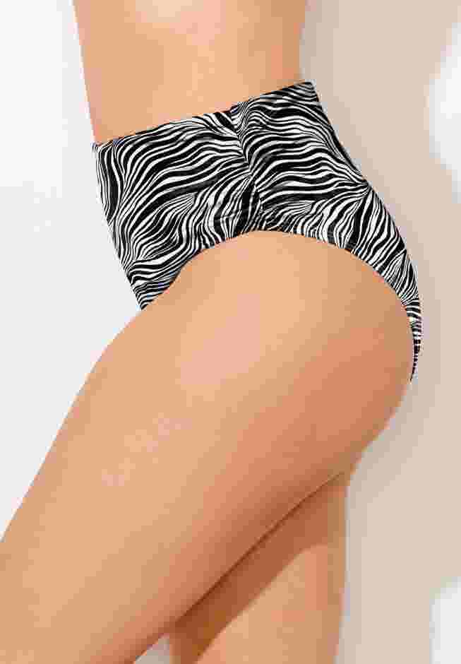 Side Shirred High Waist Swim Brief image number 5