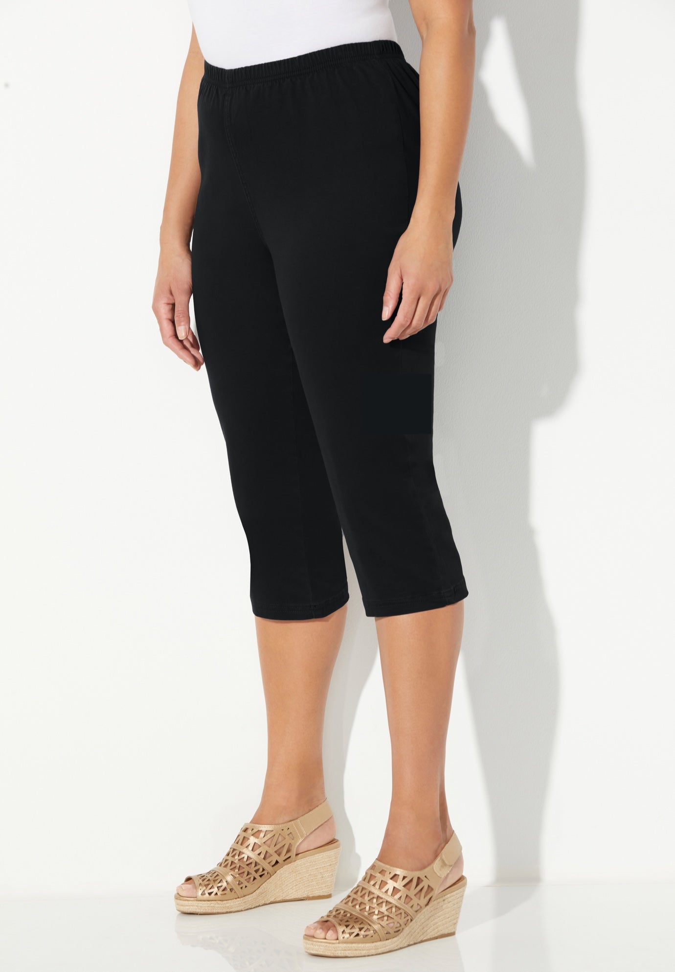 Everyday Cotton Twill Capri image number 2