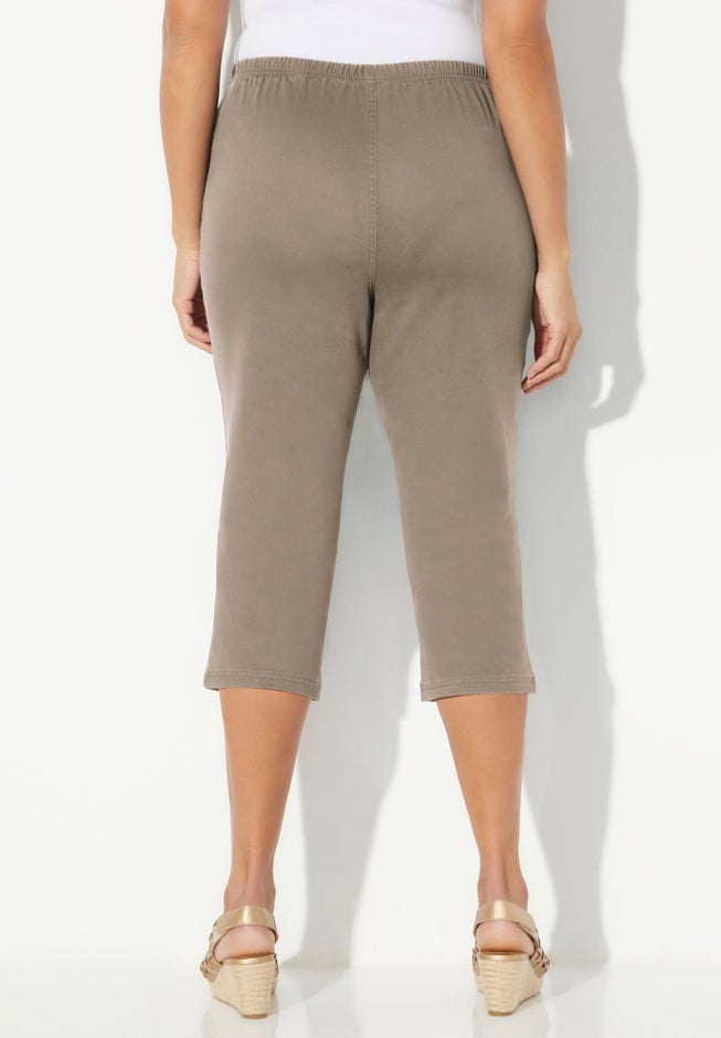 Everyday Cotton Twill Capri image number 1