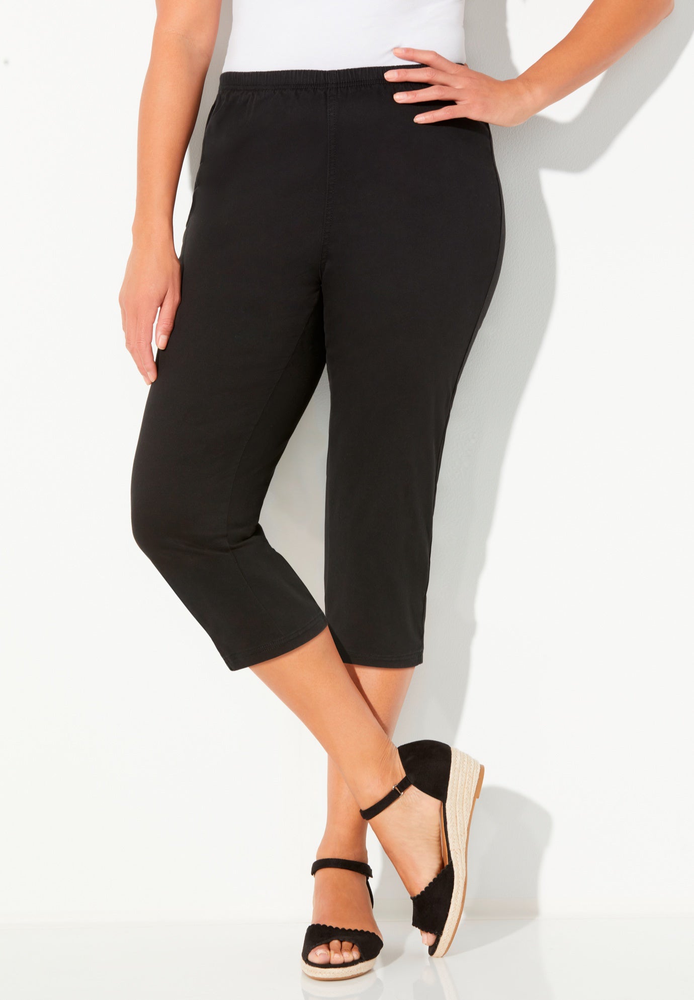 Everyday Cotton Twill Capri image number 0