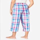 Woven Sleep Capri Pant image number null