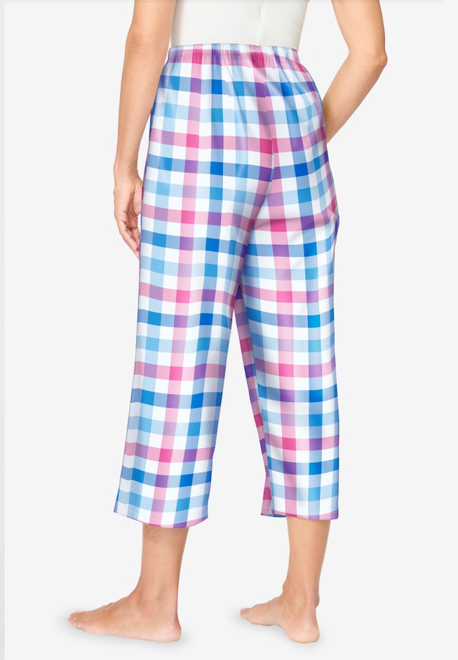 Woven Sleep Capri Pant image number 1