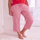 Woven Sleep Capri Pant image number 0