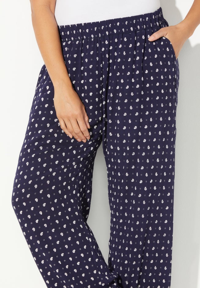 Gauze Ankle Pant image number 3