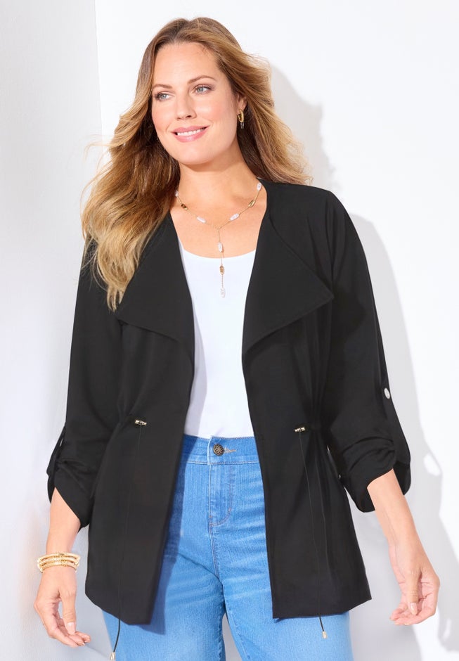 Ponte Utility Jacket image number 1