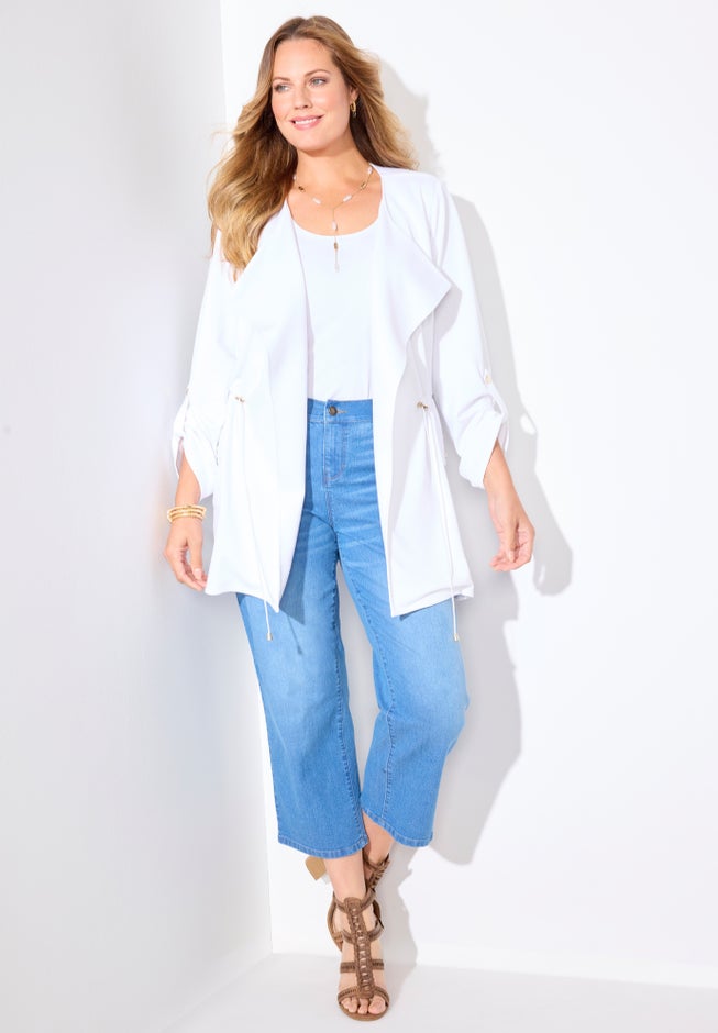 Ponte Utility Jacket image number 3