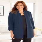 Ponte Knit Blazer image number null