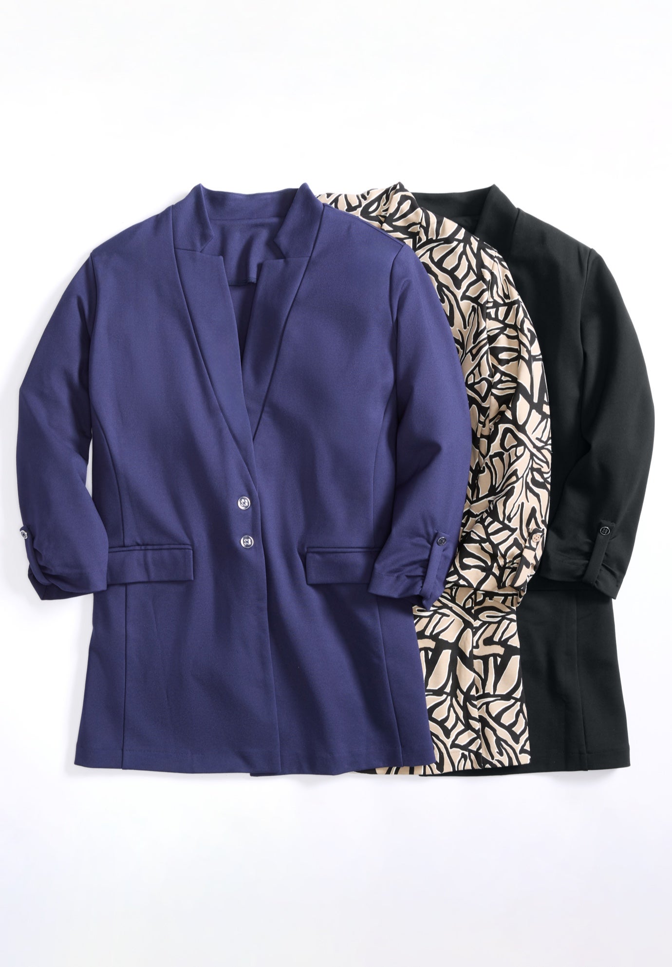 Ponte Knit Blazer image number 5