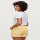 French Terry Drawstring Elastic Waist Shorts image number null