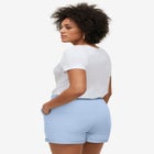 Ellos Studio French Terry Elastic Waist Drawstring Shorts image number null