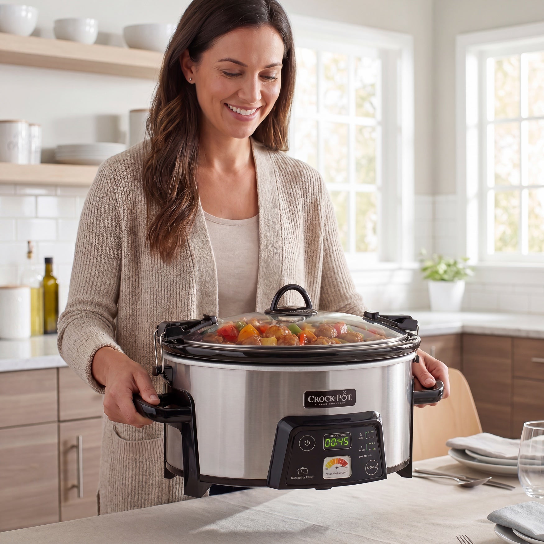 Crock-Pot&reg; Cook & Carry 6-Quart Programmable Slow Cooker image number 3
