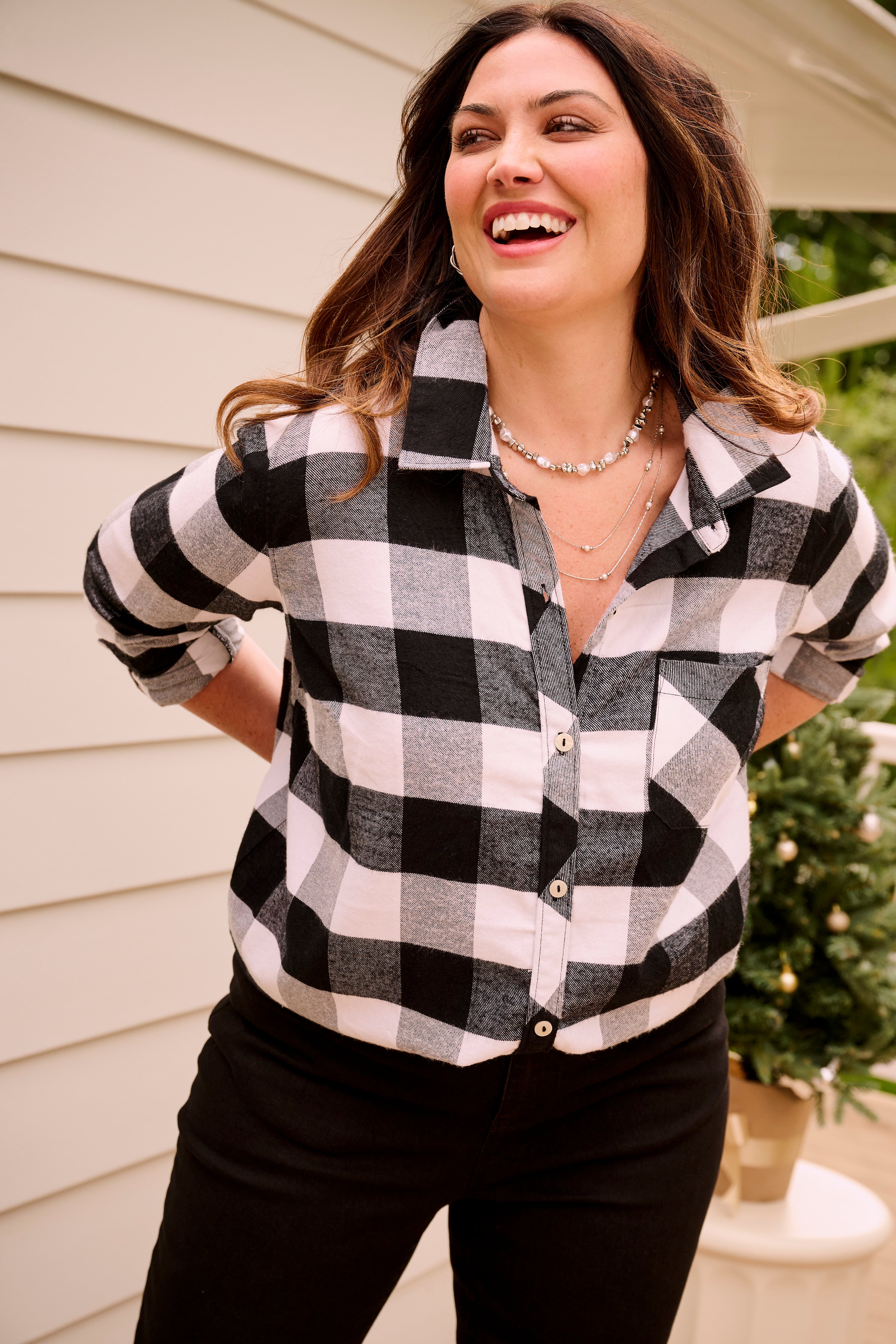Felicity Brushed Flannel Shirt image number 2